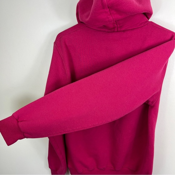 University Akron Zips Roo Pink Size Small Hoodie Sweatshirt Champion Brand - Picture 12 of 12